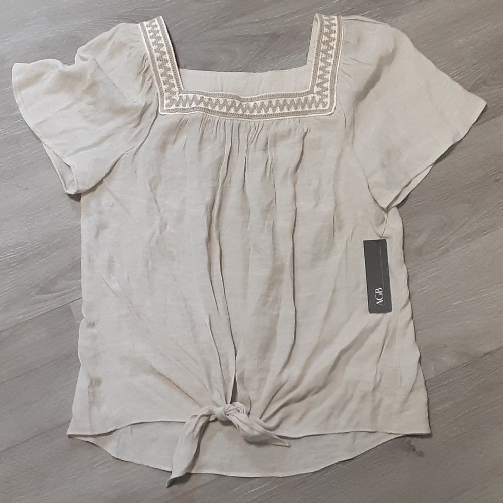AGB Tie front top